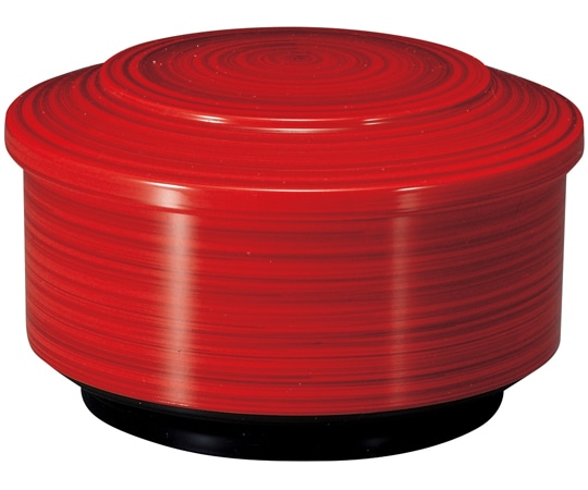 福井クラフト 新1人用 和飯器 朱木目(内塗無) 32603430 1個（ご注文単位1個）【直送品】