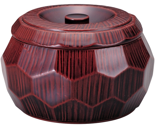 福井クラフト はつり亀甲丼(蓋・親)本漆調溜塗 41000190 1個（ご注文単位1個）【直送品】