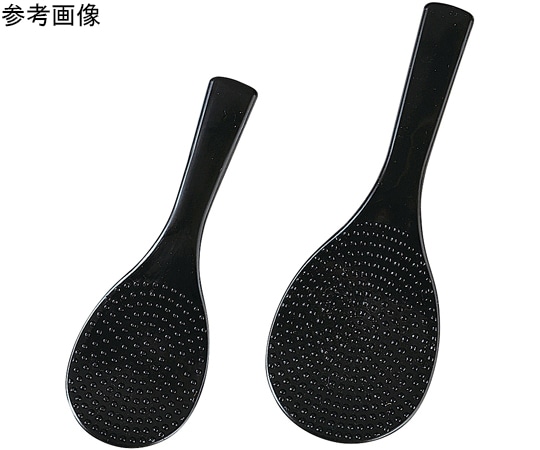 福井クラフト しゃもじ(S)16cm 黒台紙付 90023740 1個（ご注文単位1個）【直送品】