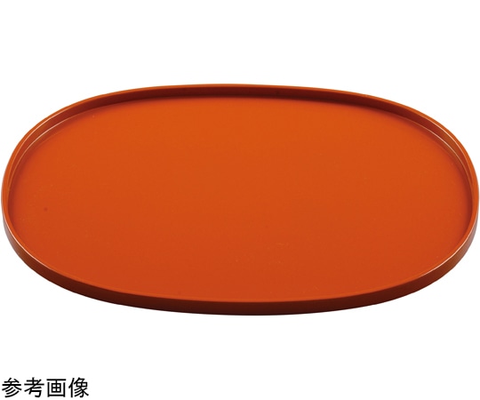 福井クラフト 尺4 小判盆 柿朱SL 15004990 1個（ご注文単位1個）【直送品】