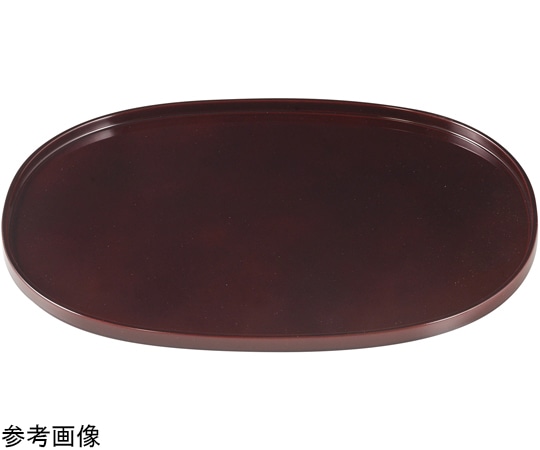 福井クラフト 尺5 小判盆 溜毘沙門天塗 50500020 1個(ご注文単位1個)【直送品】