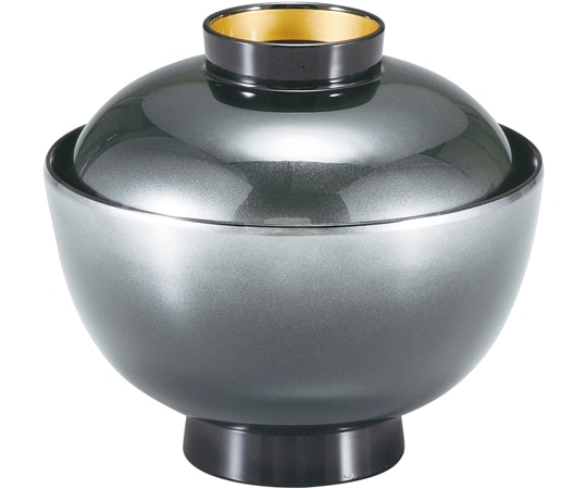 福井クラフト 和越前椀 銀ぼかし蓋高台内金 70000350 1個（ご注文単位1個）【直送品】