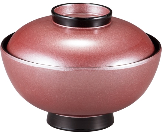 福井クラフト 4寸 台平仙才椀 朱銀染め 12025065 1個(ご注文単位1個)【直送品】