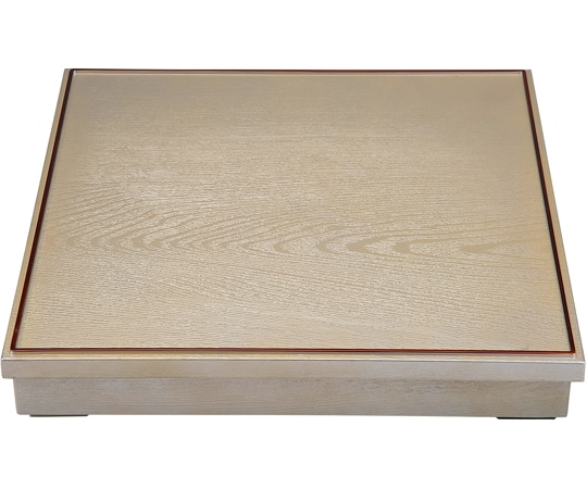 福井クラフト 尺3 角木目松花堂 黄金銀彩天べっ甲(蓋親) 23215160 1個（ご注文単位1個）【直送品】