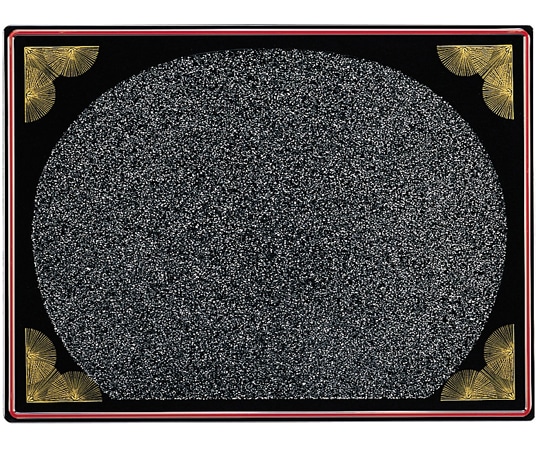 福井クラフト 長手葵膳 銀平目松葉入/梨地(笠 11020321 1個（ご注文単位1個）【直送品】