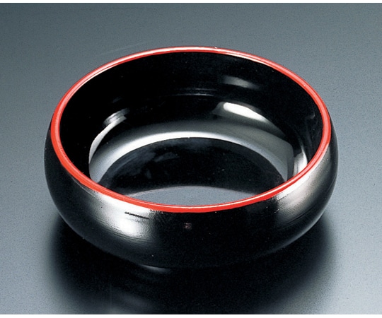 福井クラフト DX丸鉢 黒天朱 22210320 1個（ご注文単位1個）【直送品】