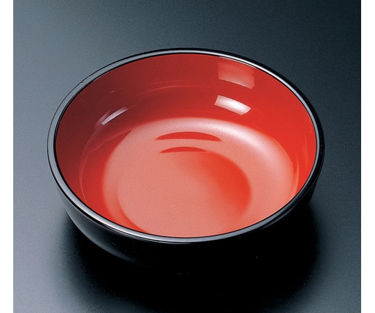 福井クラフト 円鉢 黒内朱天黒 22020010 1個（ご注文単位1個）【直送品】