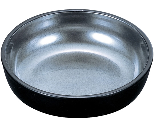 福井クラフト 円鉢 黒内銀 70010730 1個（ご注文単位1個）【直送品】