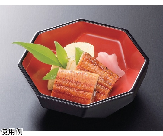 福井クラフト 万華鏡小鉢 朱天黒 22010550 1個（ご注文単位1個）【直送品】