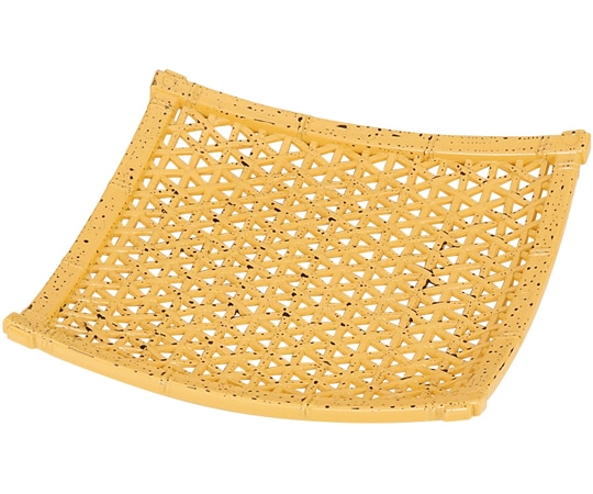 福井クラフト 5.5寸 やすらぎ角皿 ゴマ竹 51272397 1個（ご注文単位1個）【直送品】