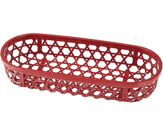 福井クラフト 愛染小判篭 朱(全面塗) 50023810 1個（ご注文単位1個）【直送品】