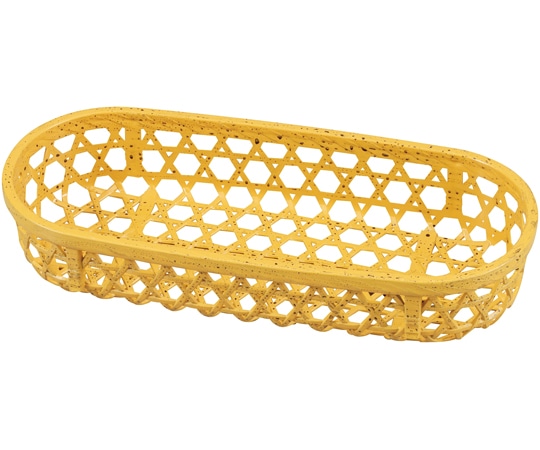 福井クラフト 愛染小判篭 ゴマ竹 51272390 1個（ご注文単位1個）【直送品】