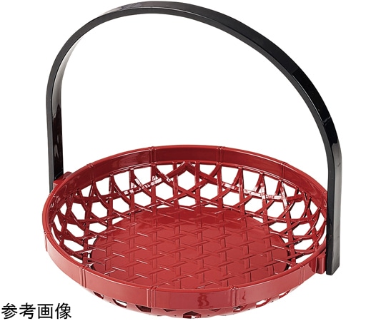 福井クラフト 5寸 手提篭 朱(全面塗) 50023820 1個（ご注文単位1個）【直送品】