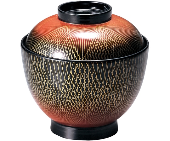 福井クラフト 耐熱3.5寸 玉子椀 二色武蔵野 内黒 12024350 1個（ご注文単位1個）【直送品】