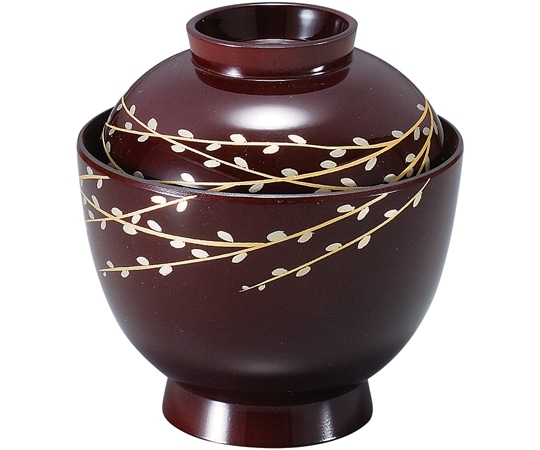 福井クラフト 耐熱3.5寸 玉子椀 朱無地 内黒 33024235 1個（ご注文単位1個）【直送品】