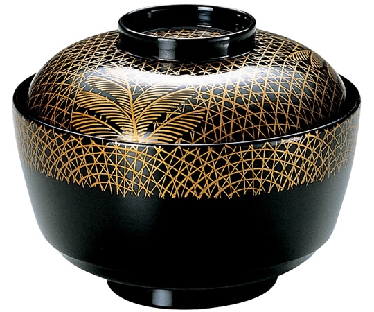 福井クラフト 松川椀 武蔵野 内黒 33600420 1個（ご注文単位1個）【直送品】