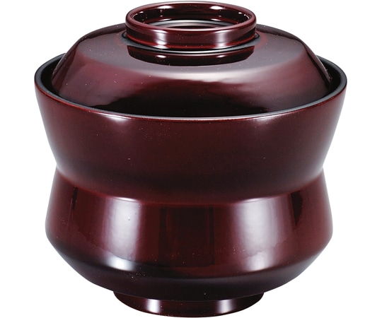 福井クラフト 耐熱杵型吸物椀 溜 内黒 12033870 1個（ご注文単位1個）【直送品】