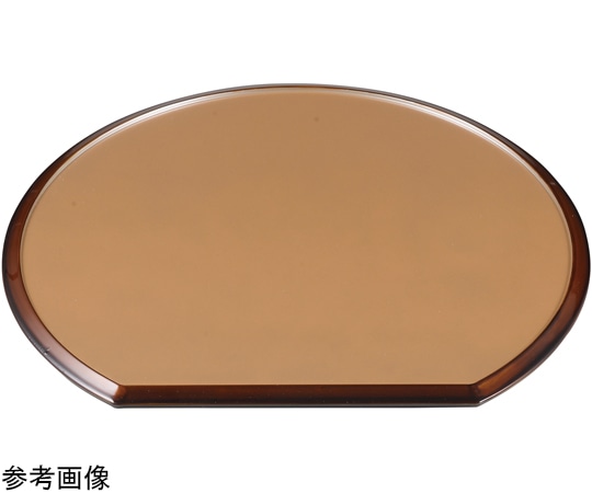 福井クラフト 尺2 宴半月両面盆 銀透渕べっ甲/黒塗 15005430 1個（ご注文単位1個）【直送品】