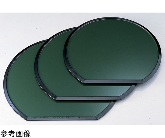 福井クラフト 尺3 宴半月両面盆 グリーンソフィー/溜塗 15232350 1個（ご注文単位1個）【直送品】