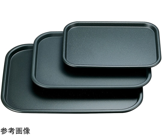 福井クラフト 尺4 隅丸長手盆 グレーメタ普賢塗弱SL 15811120 1個（ご注文単位1個）【直送品】