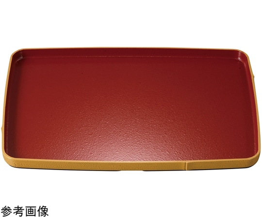 福井クラフト 尺4 長角竹型盆 ゴマ竹/内朱SL 15103960 1個（ご注文単位1個）【直送品】