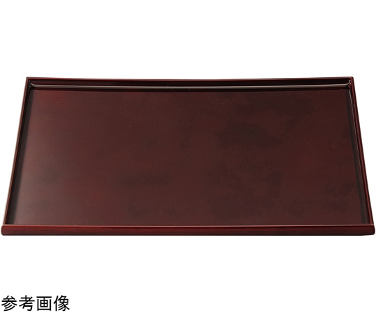 福井クラフト 尺3 隅丸長手盆 溜SH塗 15066990 1個（ご注文単位1個）【直送品】