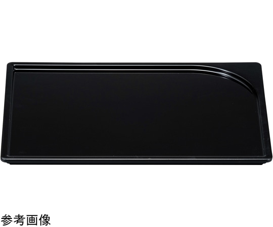 福井クラフト 尺5 袖型盆 黒SL 11015980 1個（ご注文単位1個）【直送品】