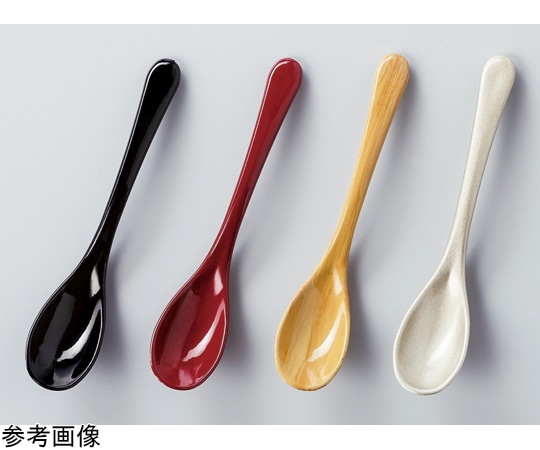 福井クラフト ミニ多用スプーン 黒塗 82158207 1個（ご注文単位1個）【直送品】