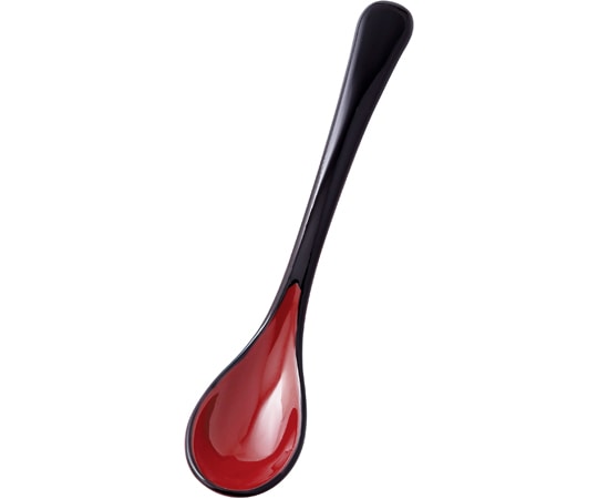 福井クラフト ABS14cm 多用スプーン 黒内朱塗 30012430 1個（ご注文単位1個）【直送品】