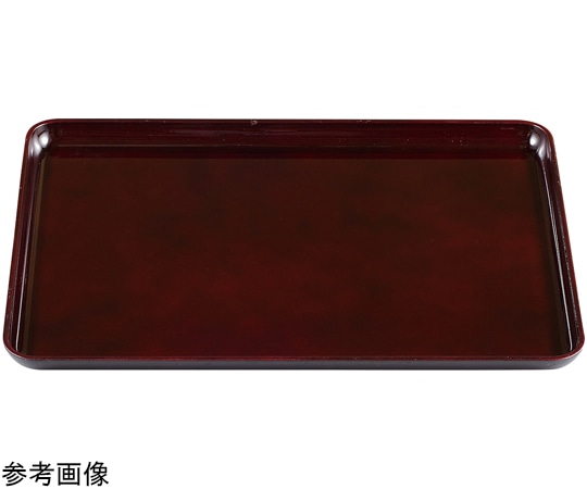 福井クラフト 尺2 戦国長手盆 溜毘沙門天塗SL 50410480 1個（ご注文単位1個）【直送品】