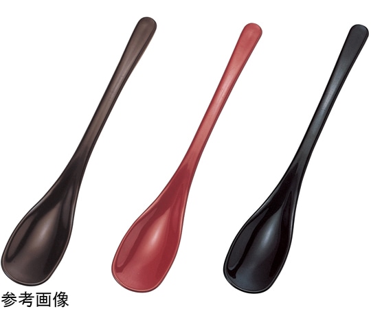福井クラフト まゆスプーン(大)黒塗 48131180 1個（ご注文単位1個）【直送品】