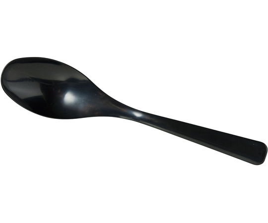 福井クラフト 耐Aディッシュ無地スプーン 黒OM 81017560 1個（ご注文単位1個）【直送品】