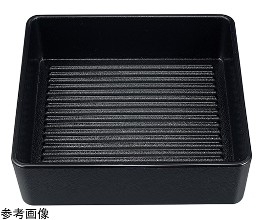 福井クラフト ABS20cm 深型正角肉皿 黒OM 51038840 1個(ご注文単位1個)【直送品】