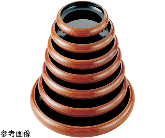 福井クラフト 7寸 寿冠鉢 柾目木目 61023140 1個（ご注文単位1個）【直送品】