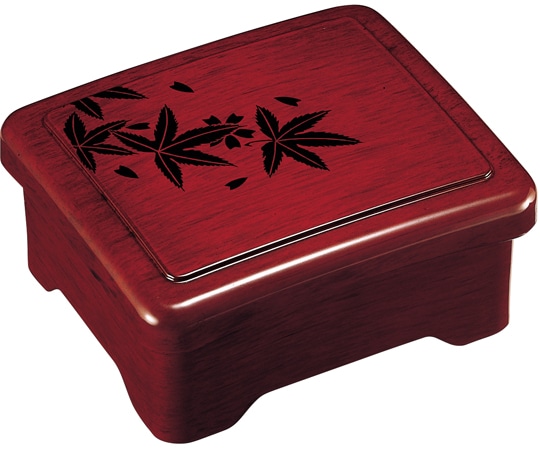 福井クラフト 光月丼重 後藤塗モミジ(蓋親) 42012290 1個（ご注文単位1個）【直送品】