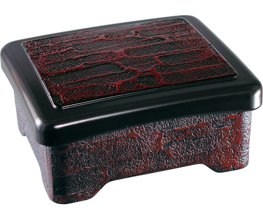 福井クラフト 光月丼重 油彩漆刻塗内朱天黒 15157330 1個（ご注文単位1個）【直送品】