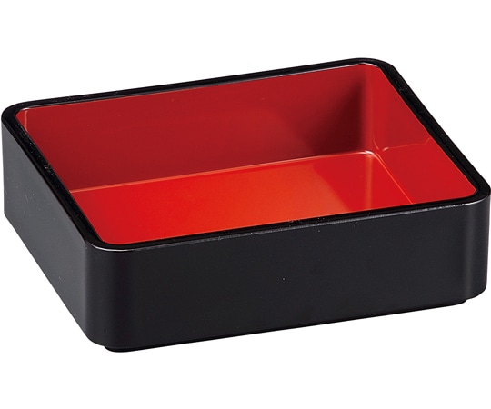 福井クラフト 光月丼重 中子 黒艶消し内朱 45151963 1個（ご注文単位1個）【直送品】