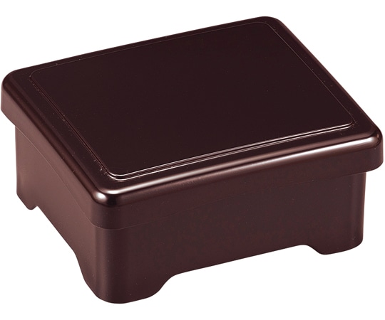 福井クラフト 耐熱福丸丼重 新溜艶消内朱(蓋親) 40430180 1個（ご注文単位1個）【直送品】