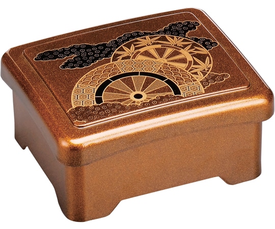 福井クラフト 耐熱福丸丼重 /内隅丸深御所車内朱(蓋親) 45151910 1個（ご注文単位1個）【直送品】