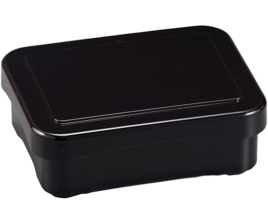 福井クラフト 隅丸 小丼重 黒内朱(蓋親) 40430100 1個（ご注文単位1個）【直送品】