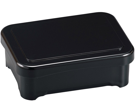 福井クラフト 隅丸大丼重 黒内朱(蓋親) 40430250 1個（ご注文単位1個）【直送品】