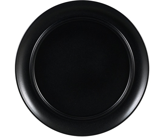 福井クラフト 8寸 鍔付丸盛皿 黒乾漆 15103650 1個（ご注文単位1個）【直送品】