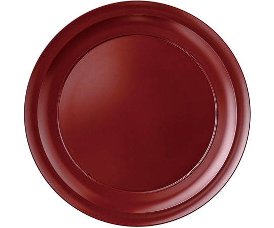 福井クラフト 耐A φ240双輪丸皿 吟朱/裏黒 50001110 1個（ご注文単位1個）【直送品】