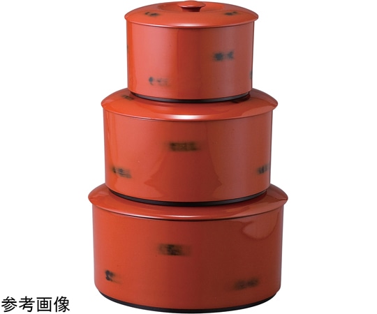 福井クラフト 2人用 室町飯器 根来(内黒)(蓋親) 45000290 1個（ご注文単位1個）【直送品】