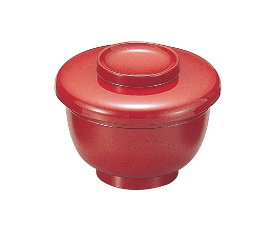 福井クラフト 坪椀(蓋親)朱2度塗 35051130 1個（ご注文単位1個）【直送品】