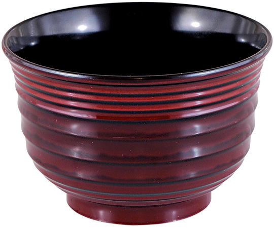 福井クラフト TA流泉汁椀 溜内黒 31001150 1個（ご注文単位1個）【直送品】