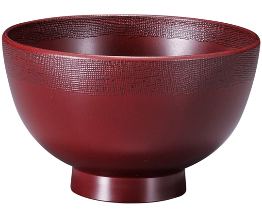 福井クラフト 渕布汁椀 総吟朱 31005730 1個（ご注文単位1個）【直送品】