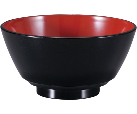 福井クラフト TA平成飯椀 黒内朱 31007020 1個（ご注文単位1個）【直送品】