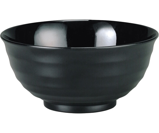 福井クラフト やすらぎロクロ目飯椀 黒乾漆内黒 55000550 1個（ご注文単位1個）【直送品】