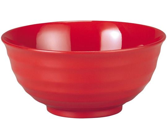 福井クラフト やすらぎロクロ目飯椀 朱乾漆内朱 55000560 1個（ご注文単位1個）【直送品】